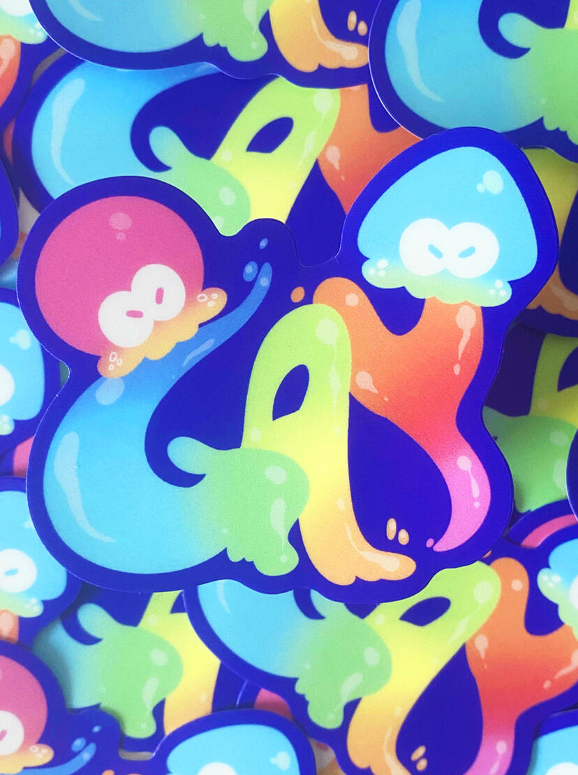 Gay Squid Sticker